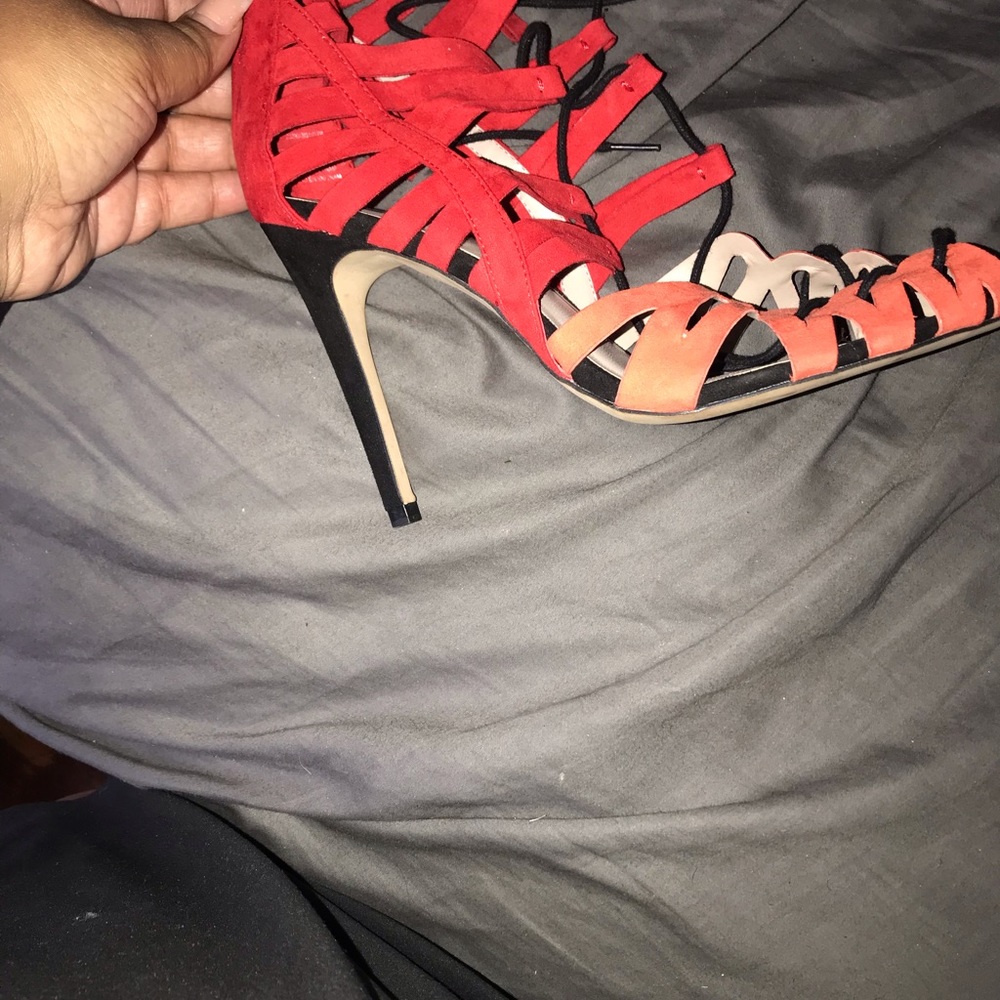 Never worn Zara lace up heels - Picture 4 of 4